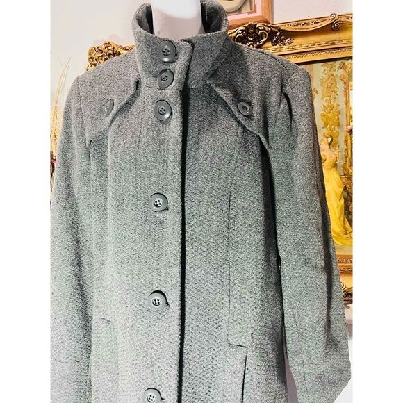 Style and Co trench coat size L - Picture 2 of 8